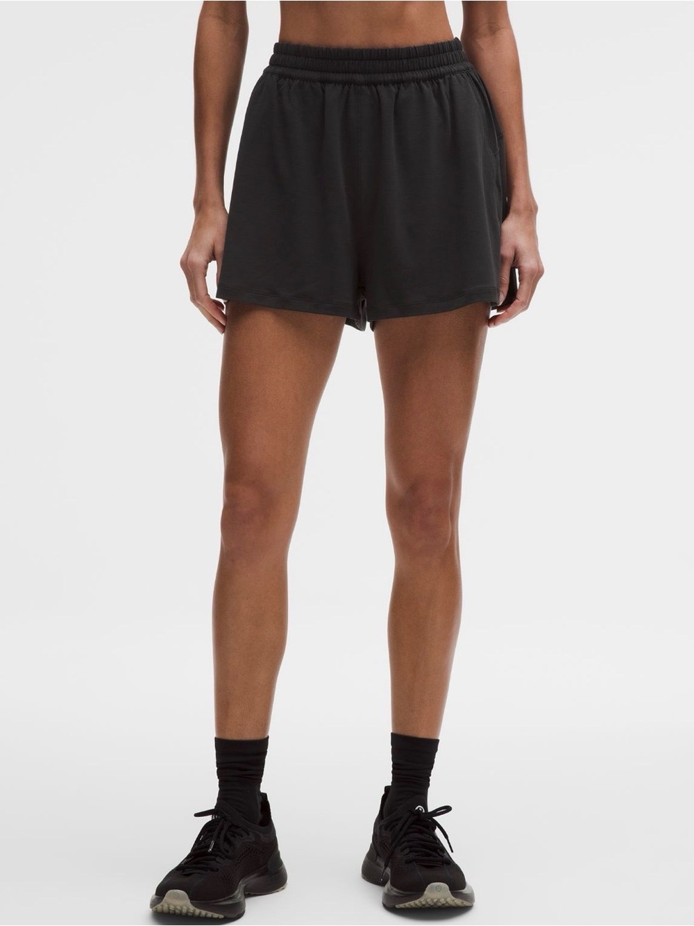 NWT lululemon Jersey Training Super-High-Rise Lined Short 2" Black extra small